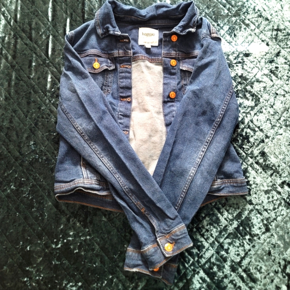 Kensie Vintage Luxe Jean Jacket